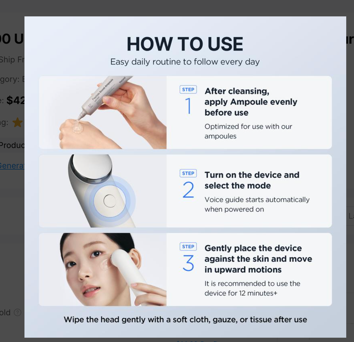 Solvio™ LDM Skin Device