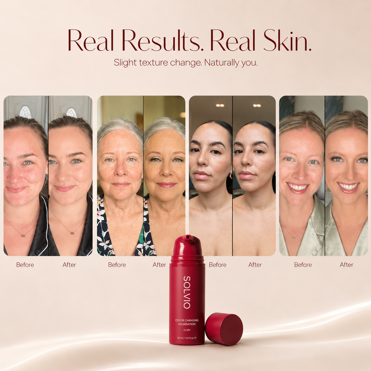 SOLVIO™ Skin-Adapting Foundation