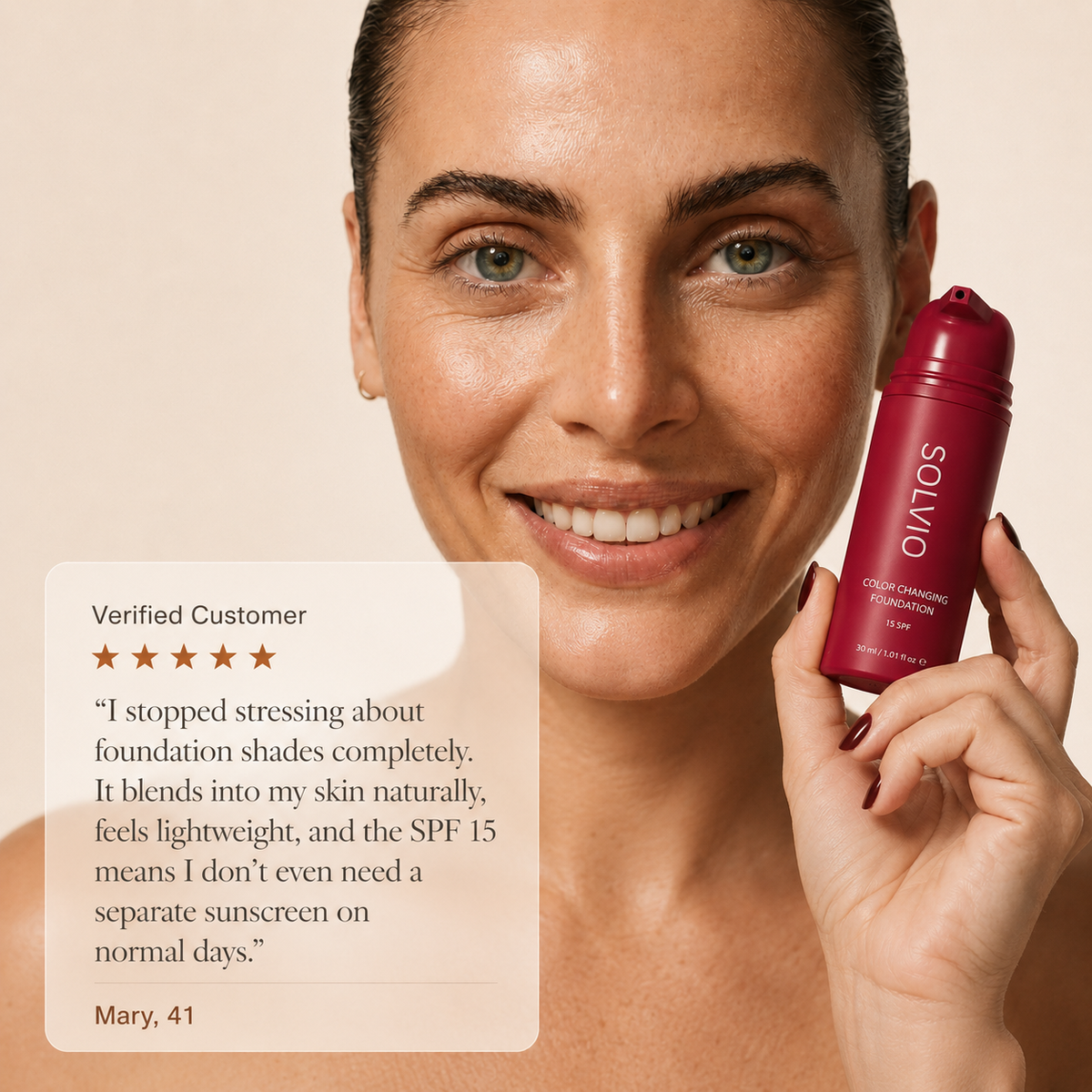 SOLVIO™ Skin-Adapting Foundation