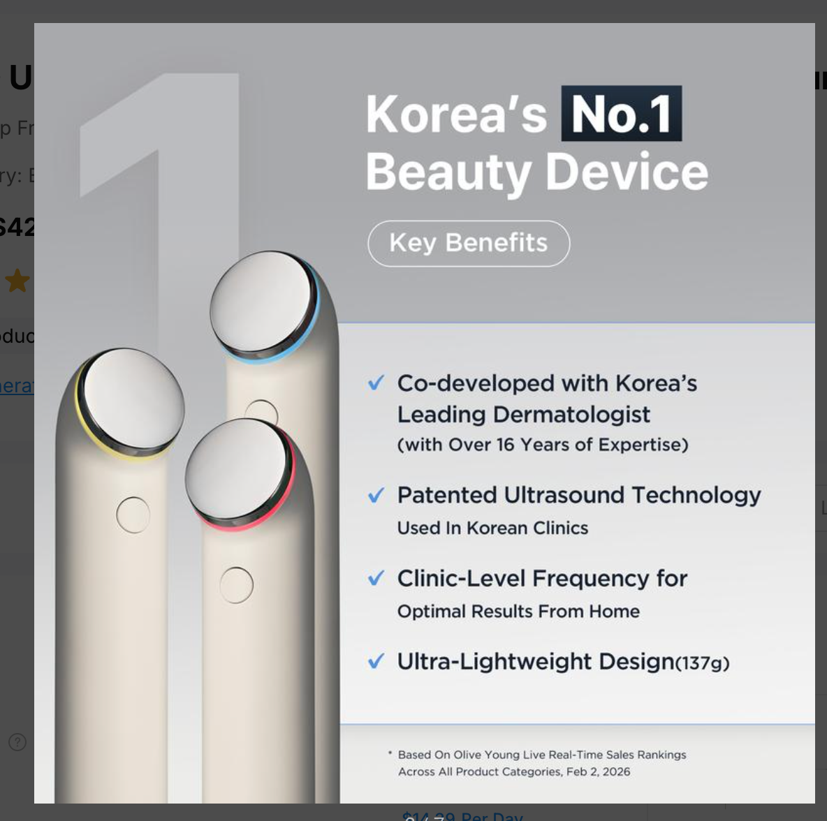 Solvio™ LDM Skin Device